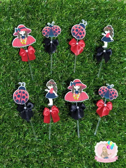 Toppers para Docinho Joaninha