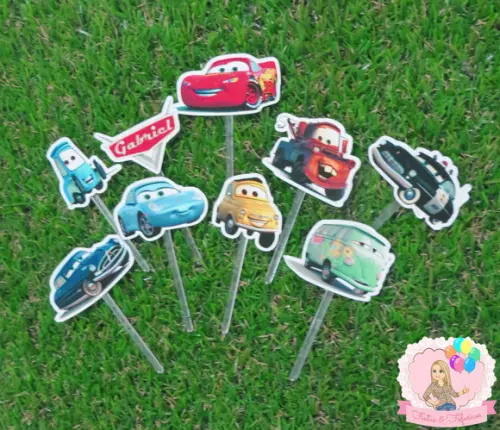 Toppers Mcqueen Carros
