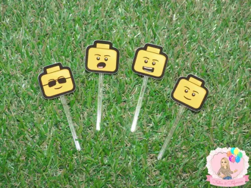 Toppers para Docinho Lego