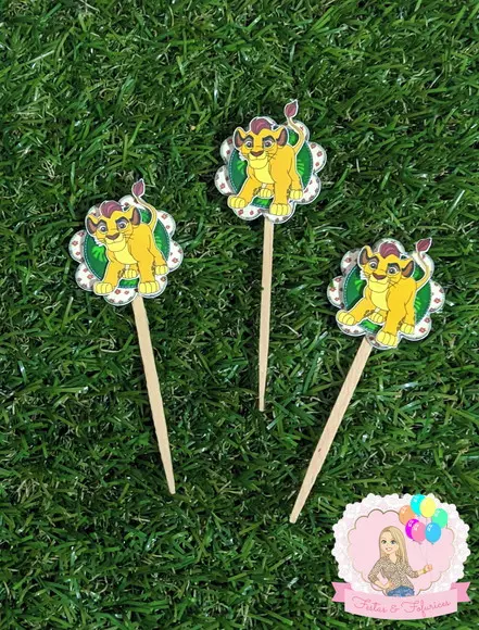 Toppers para Docinho Rei Leão