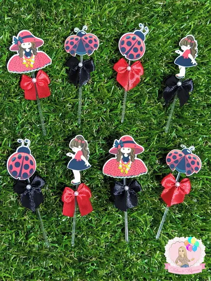 Toppers para Docinho Joaninha