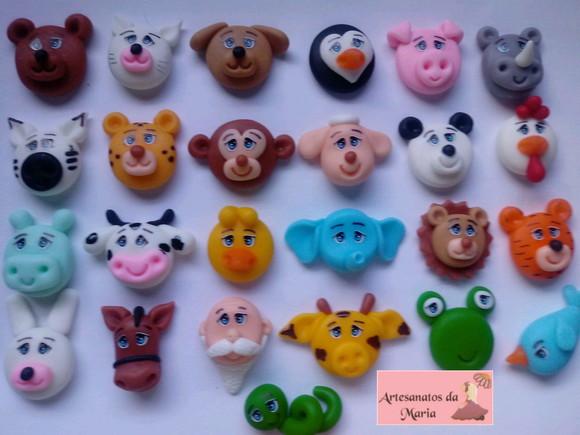 Aplique Animais de Biscuit