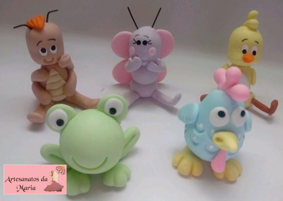 Aplique Turma da Galinha Candy