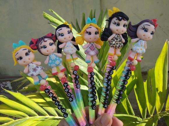Canetas Personalizadas em Biscuit
