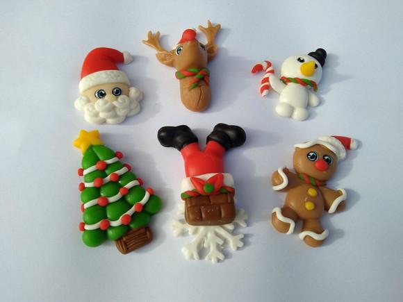 Enfeites para Natal em Biscuit