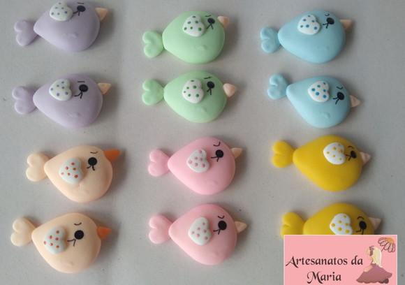 Passarinho de Biscuit