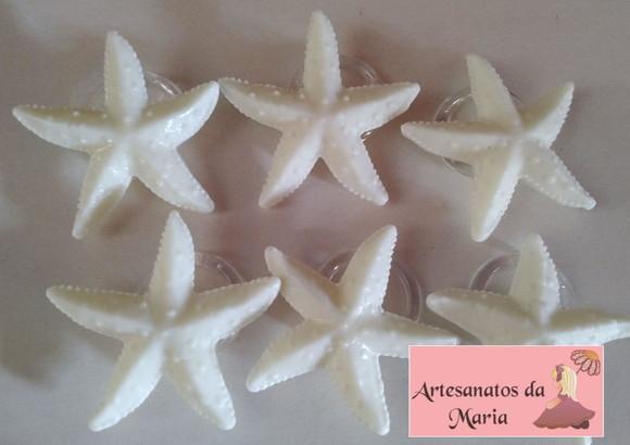 Porta Guardanapo Estrela do Mar em Biscuit