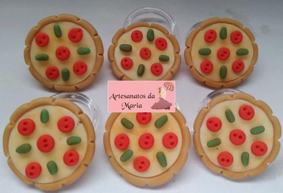 Porta Guardanapo Pizza de Biscuit