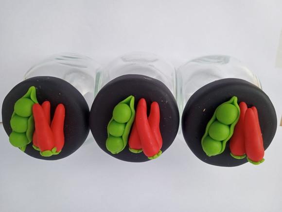 Pote Condimento em Biscuit