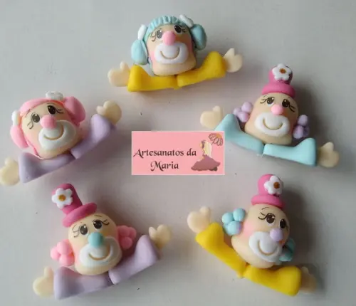 Aplique Circo Rosa de Biscuit