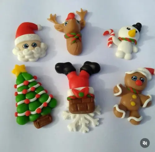 Aplique de Natal de Biscuit