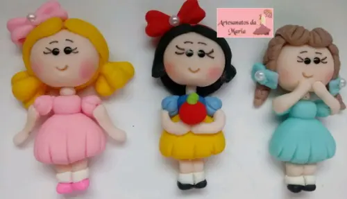 Aplique Princesas de Biscuit