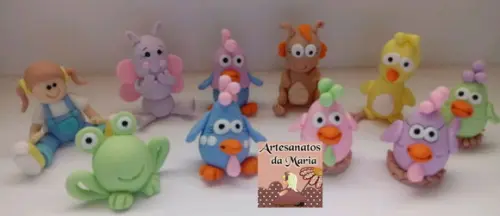 Aplique Turma da Galinha Pintadinha Candy