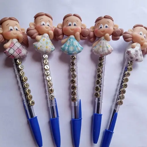 Caneta Personalizada em Biscuit