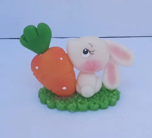 Coelhinho da Páscoa em Biscuit
