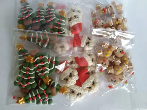 Enfeites para Natal em Biscuit