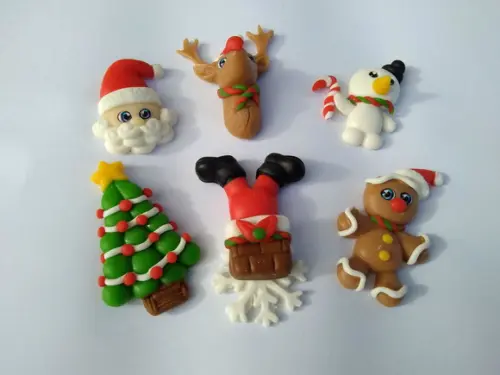 Enfeites para Natal em Biscuit