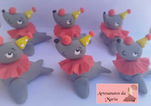 Foca do Circo em Biscuit