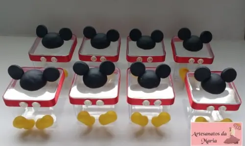 Lembrancinha Caixa Acrilica Mickey
