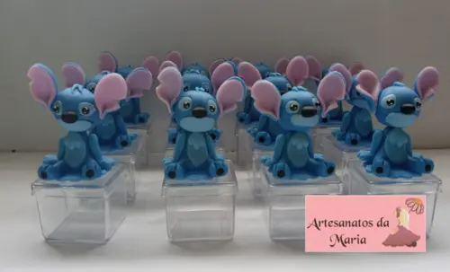 Lembrancinhas Stitch em Biscuit