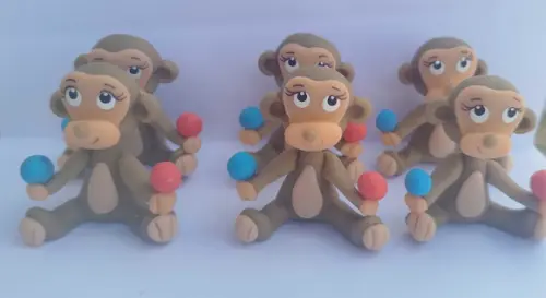 Macaco do Circo em Biscuit