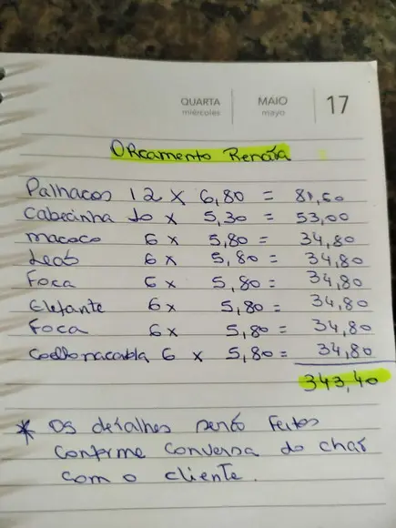 Pedido Personalizado Elza