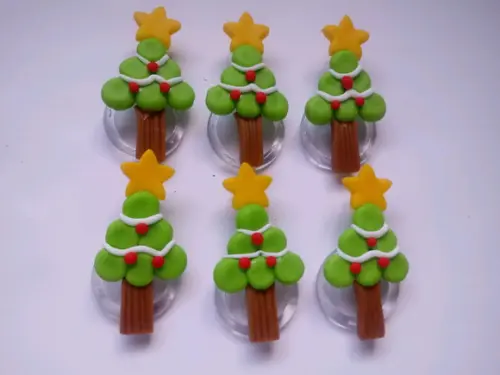 Porta Guardanapo Árvore de Natal de Biscuit
