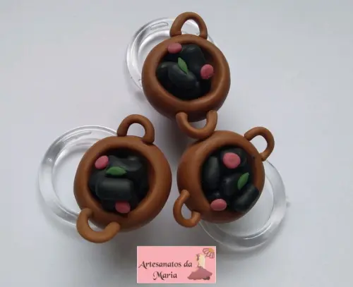 Porta Guardanapo Feijoada de Biscuit