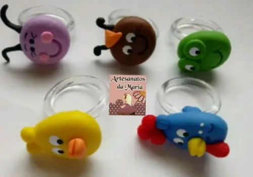Porta Guardanapo Galinha Pintadinha de Biscuit
