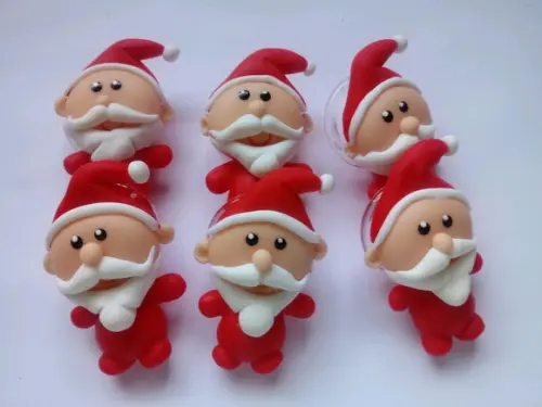 Porta Guardanapo Papai Noel de Natal de Biscuit