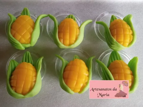 Porta Guardanapo Milho em Biscuit