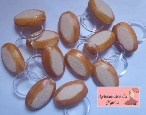 Porta Guardanapo Pão de Sal de Biscuit