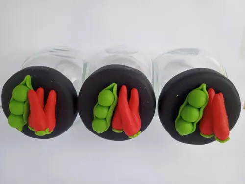 Pote Condimento em Biscuit