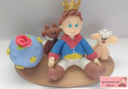 Topo de Bolo Pequeno Principe
