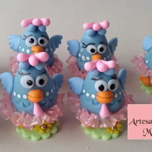 Turma da Galinha Pintadinha de Biscuit