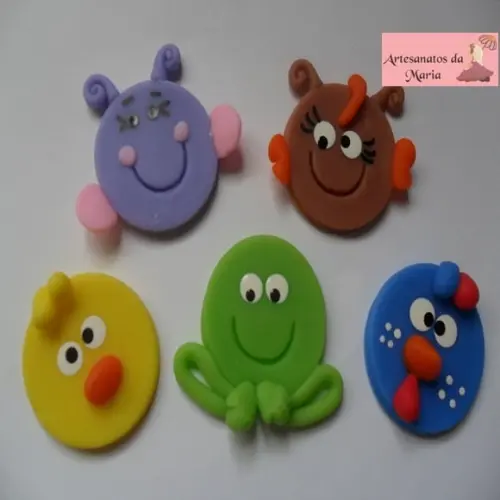 Turma da Galinha Pintadinha de Biscuit