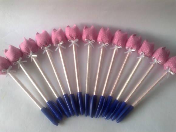 *caneta Tulipa Rosa* Promoção