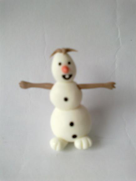 Aplique em Biscuit *OLAF*