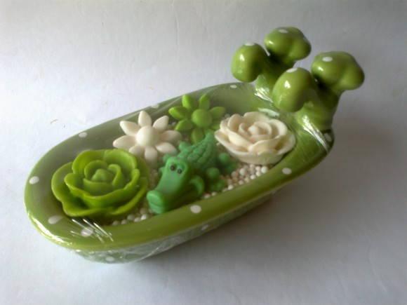 Banheira Verde
