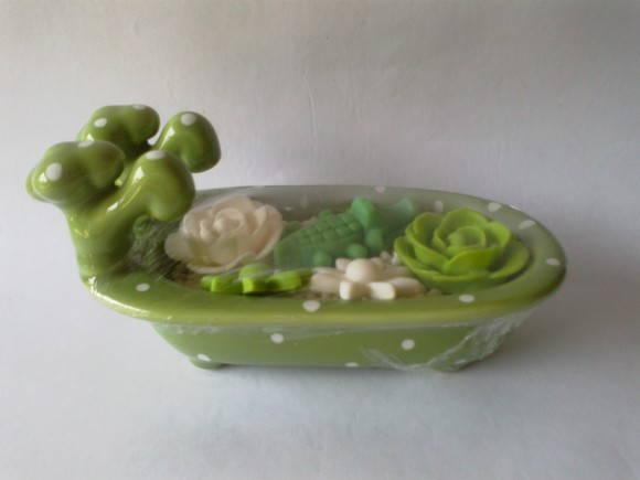 Banheira Verde