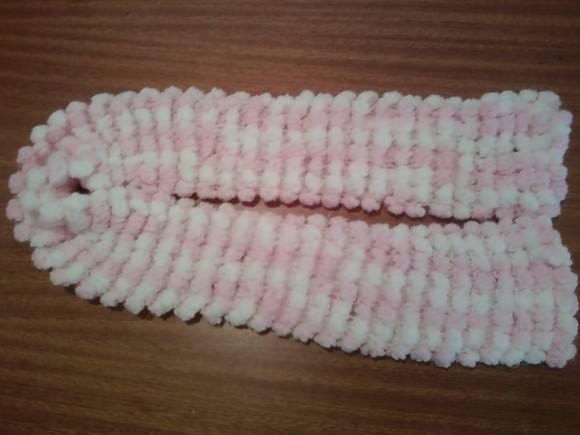 Cachecol de Pom Pom