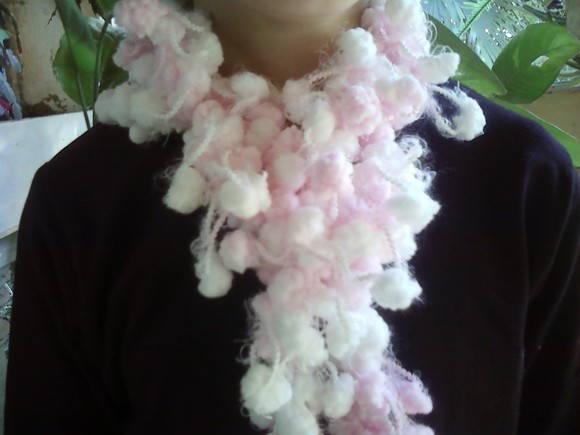 Cachecol Pom Pom