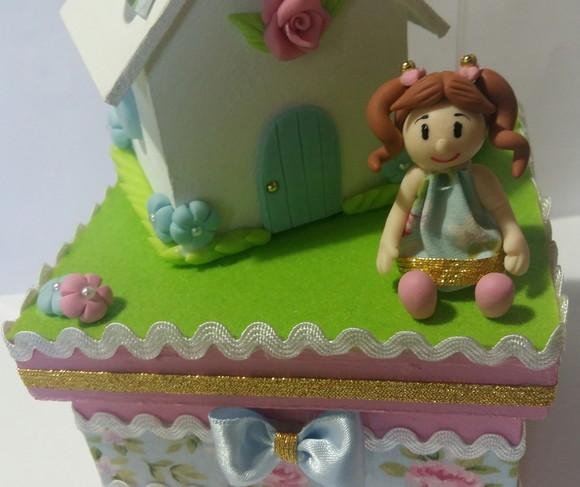 Caixa Cenário Casa De Boneca