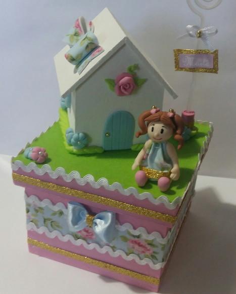 Caixa Cenário Casa De Boneca