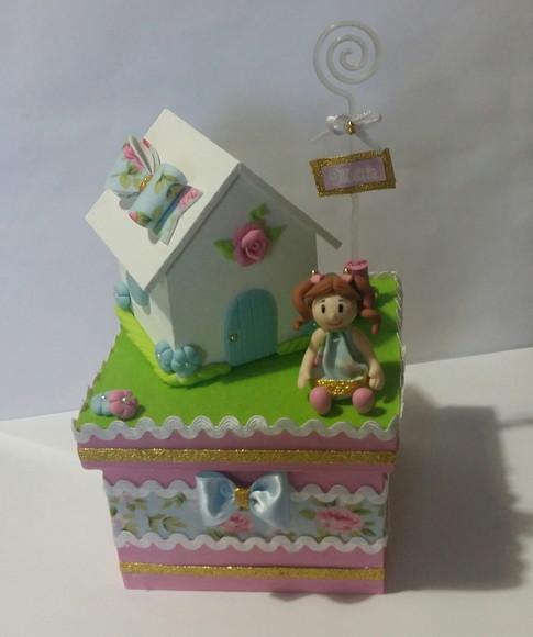 Caixa Cenário Casa De Boneca