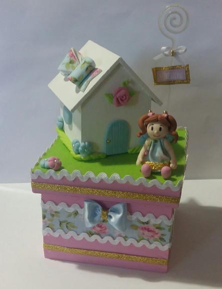Caixa Cenário Casa De Boneca