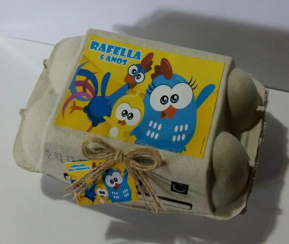 Caixa de Ovos Galinha Pintadinha