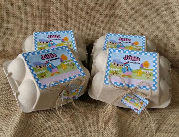 Caixa de Ovos Galinha Pintadinha