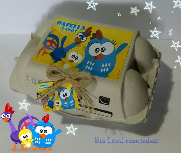 Caixa de Ovos Galinha Pintadinha