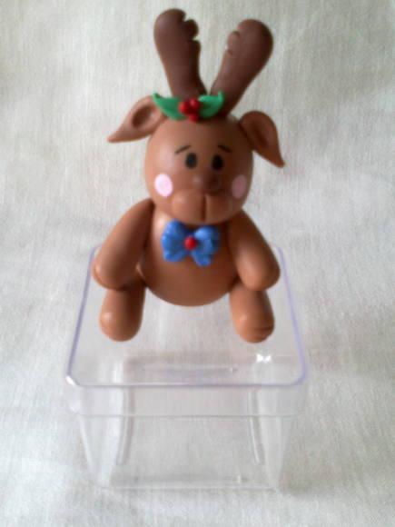 Caixinha Acrílica Decorada com Biscuit